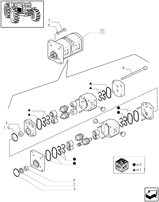 TN95A HYDRAULIC PUMP