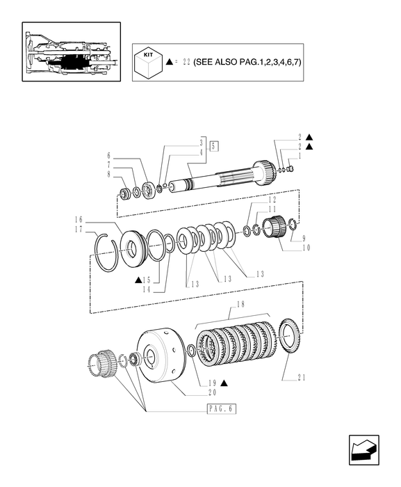 TM120 MAIN SHAFT