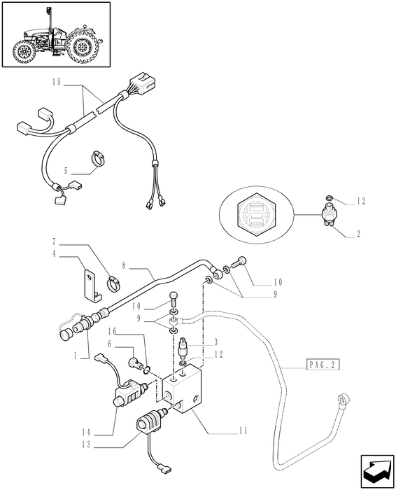 TN85A BANJO BOLT