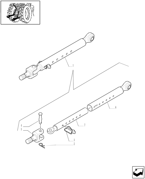 TN95A TIE-ROD