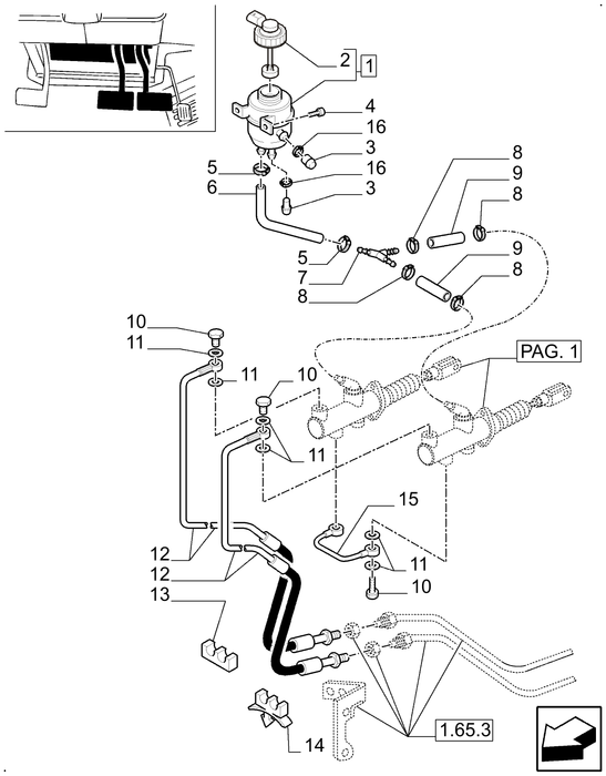 TM120 BRAKE LINE