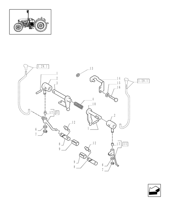 TN95A LEVER