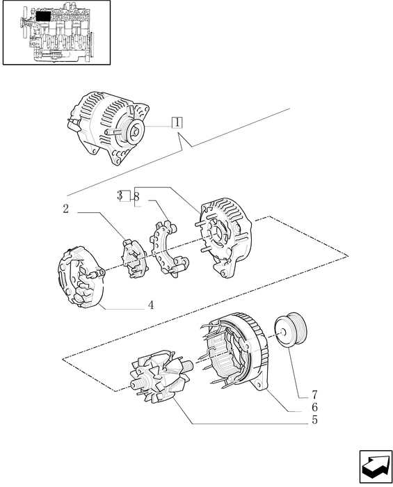 TM120 ALTERNATOR