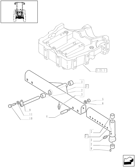 TN70A(2) FRONT AXLE