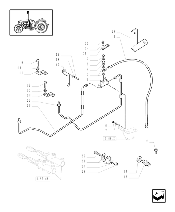 TN95A MASTER CYLINDER