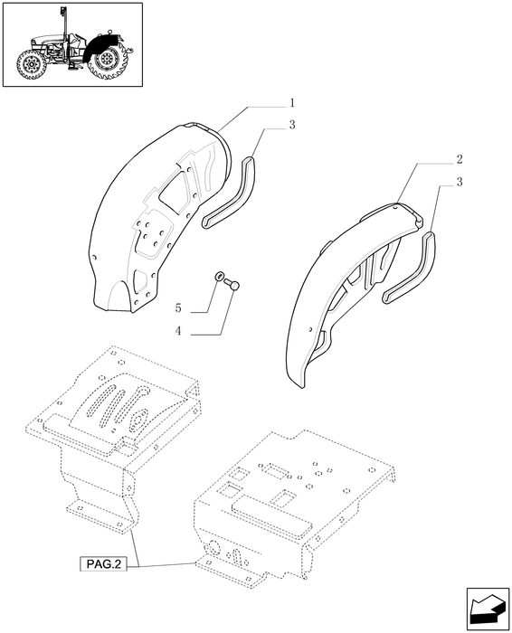 TN70A(2) REAR FENDER