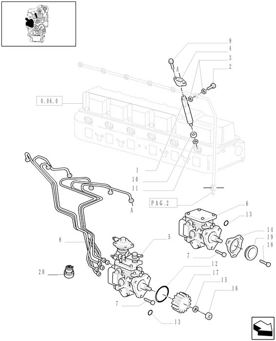 TM120 PIPE SET