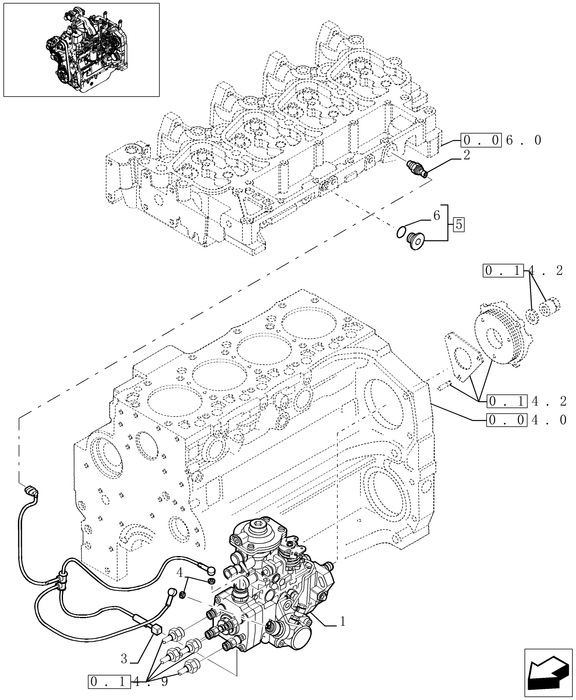 TN85A FUEL INJECTION PUMP