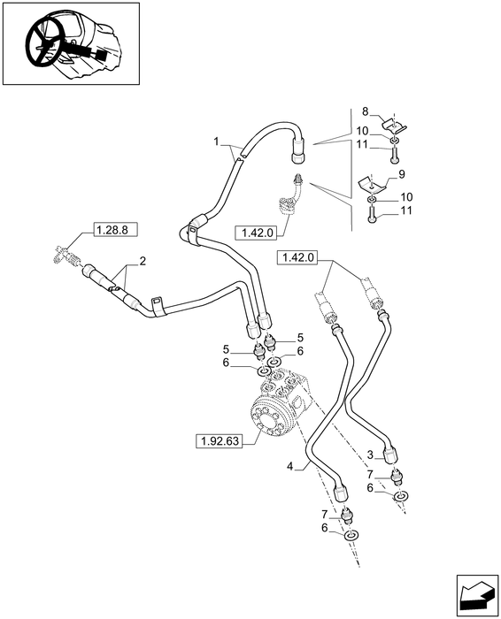 TN75A HYDRAULIC HOSE