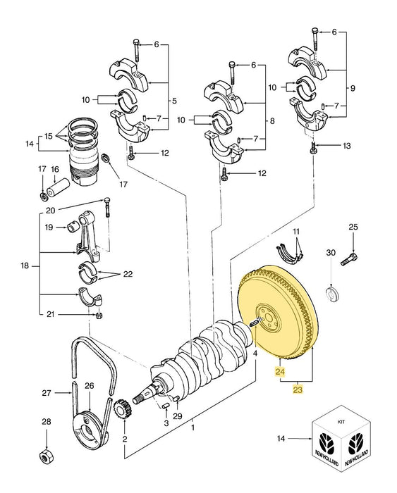 TC29DA FLYWHEEL