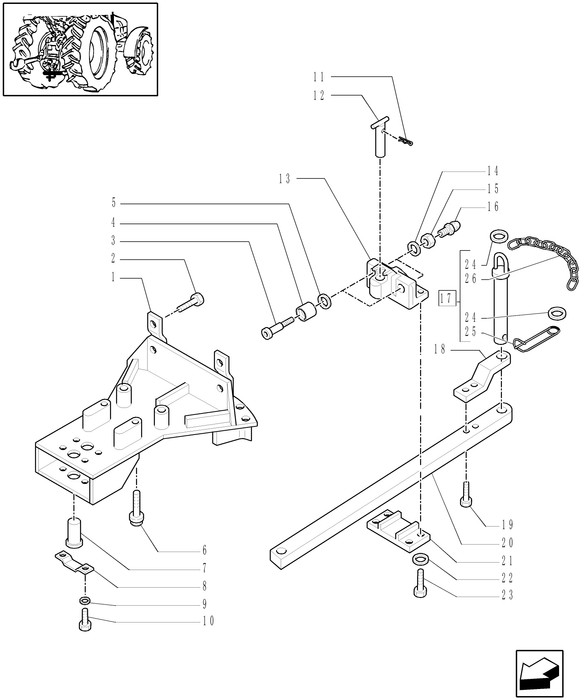 TM120 HITCH PIN