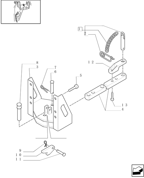 TN75A DRAWBAR