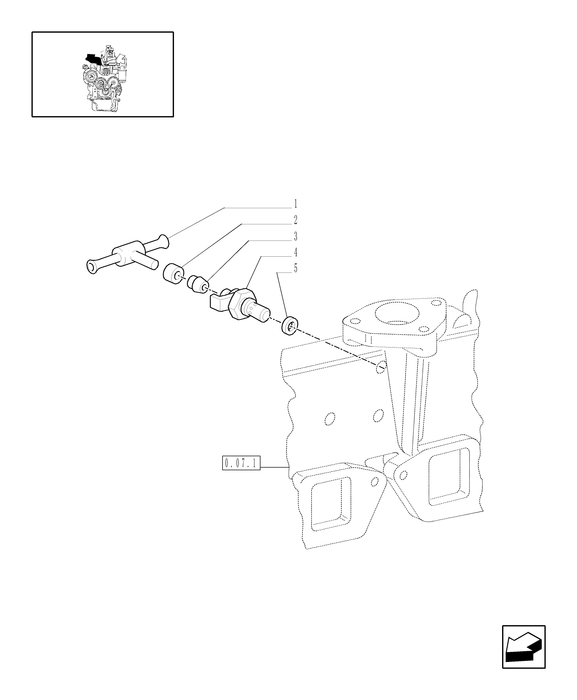 TN75A HYD CONNECTOR