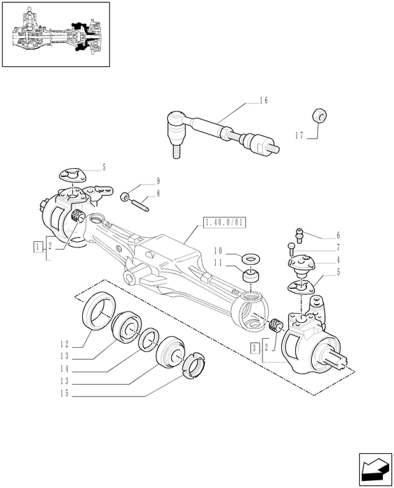 TN70A(2) CORE-AXLE