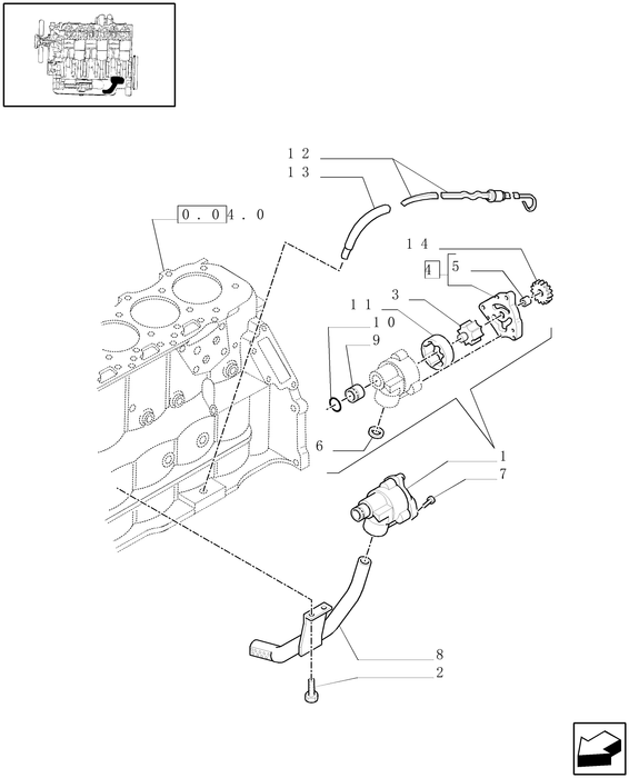 TM120 CORE-ENGINE OIL PUMP