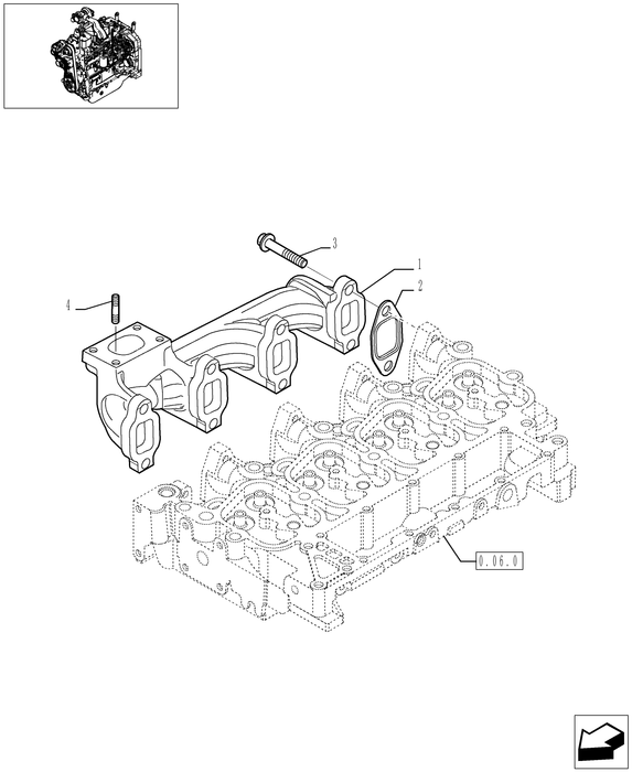 TN85A MANIFOLD GASKET