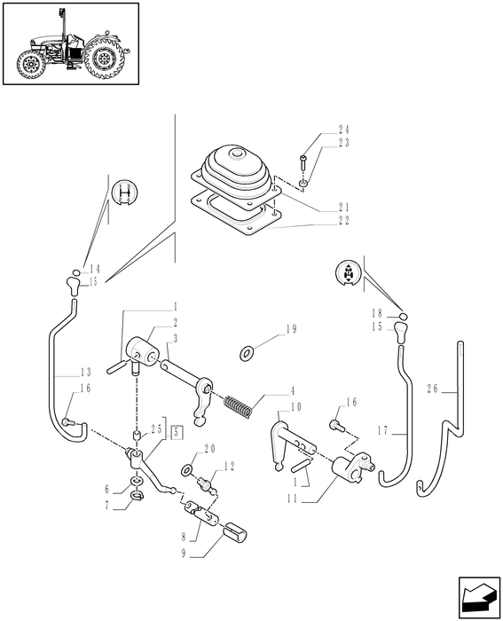 TN95A LEVER