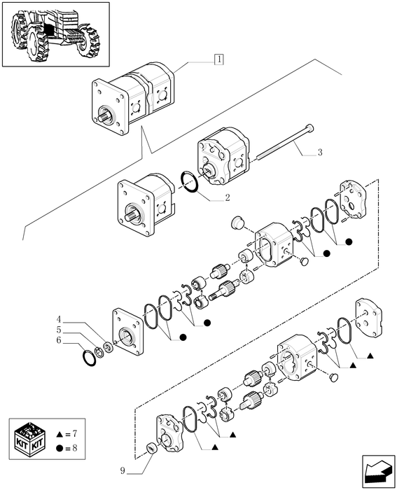 TN95A HYDRAULIC PUMP