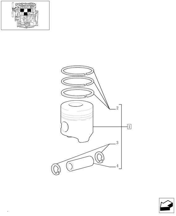 TN70A(2) PISTON ASSY