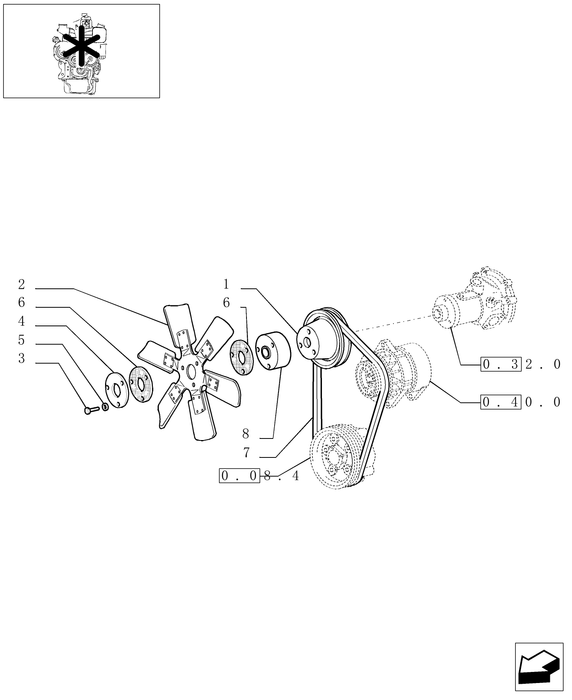 TN70A(2) DRIVEN PULLEY