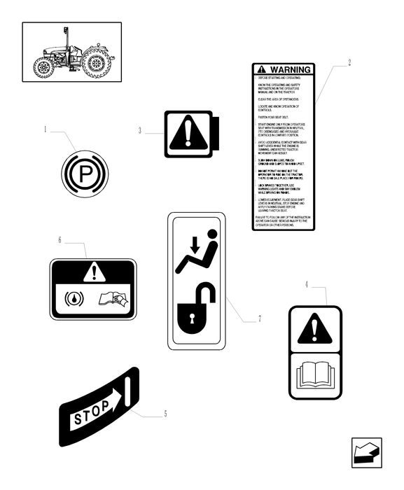 TN70A(2) WARNING DECAL