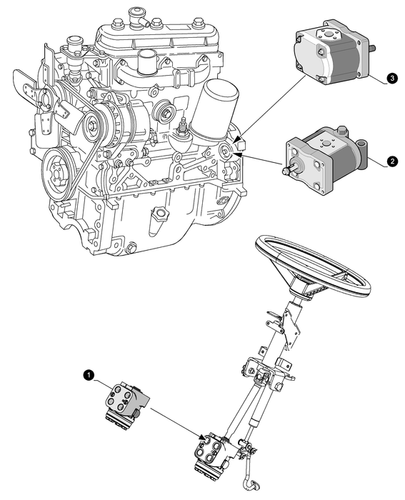 TN75A HYDRAULIC STEERING