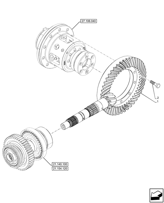 PS75 BEVEL GEAR