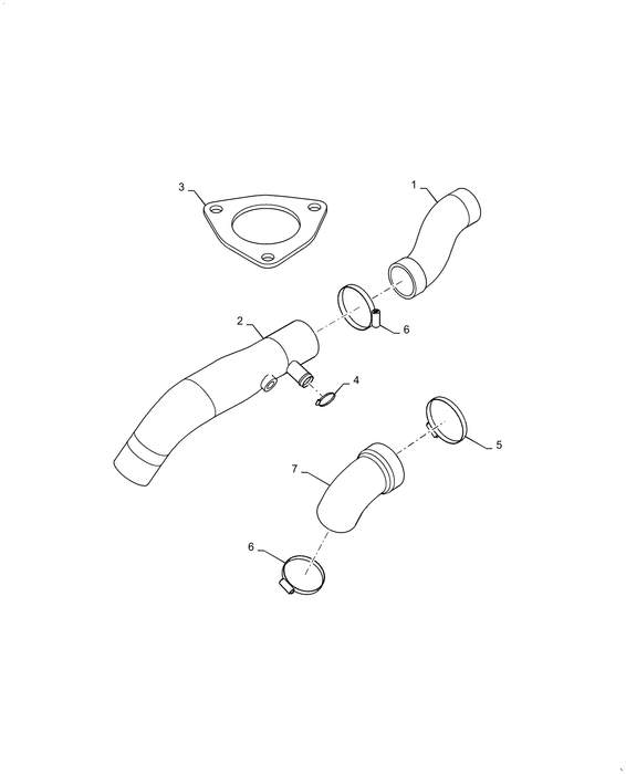 WM75(2) INTAKE AIR HOSE