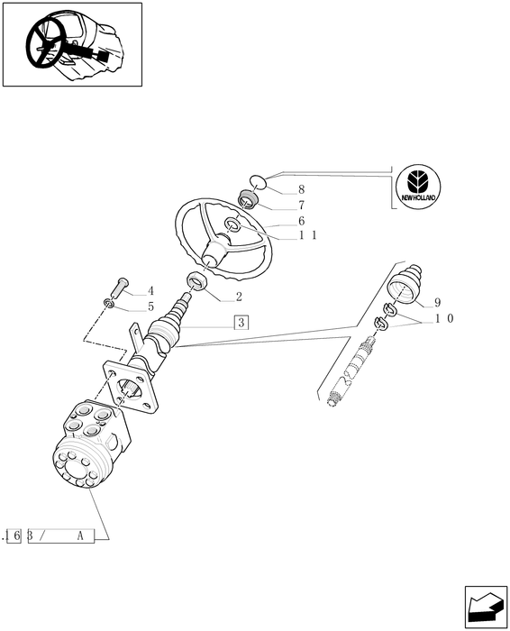 TN70A(2) STEERING COLUMN