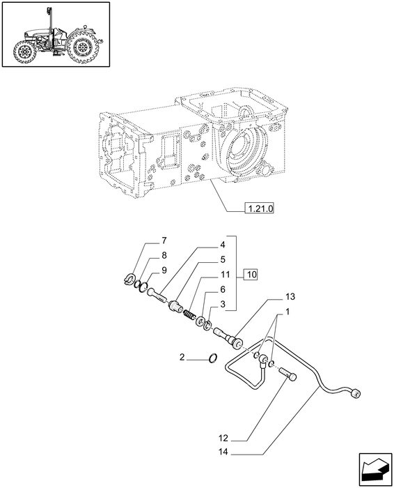 TN85A HYD CONNECTOR