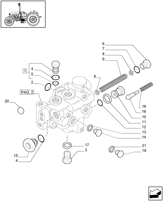 TN85A HYD CONNECTOR