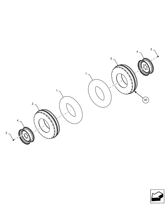 WM60 WHEEL ASSY