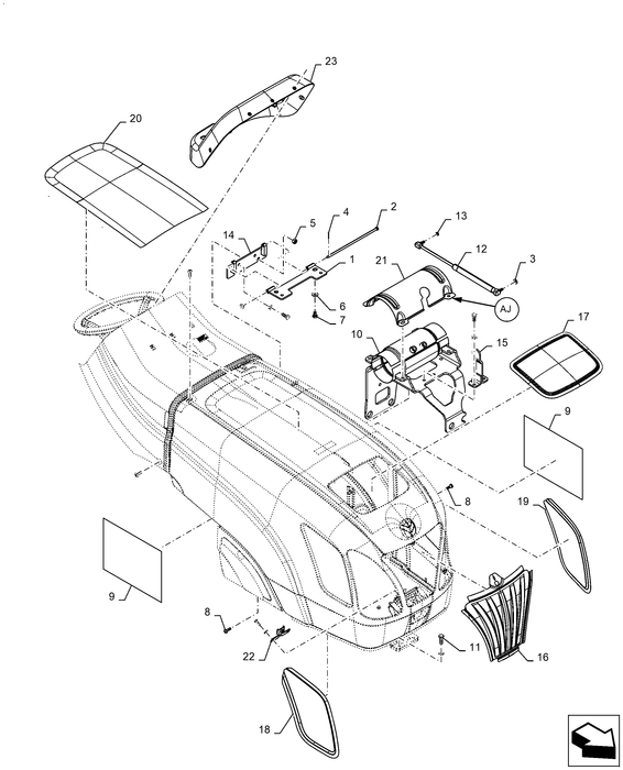 WM70 GAS STRUT