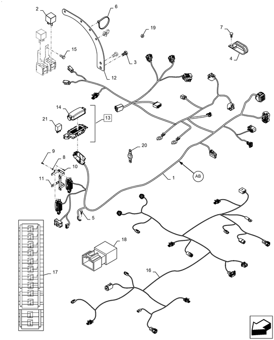 WM60 WIRE HARNESS