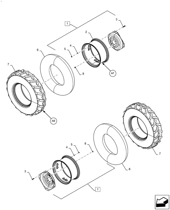 WM70 WHEEL ASSY