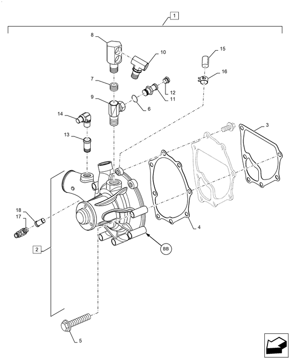 WM70 WATER PUMP