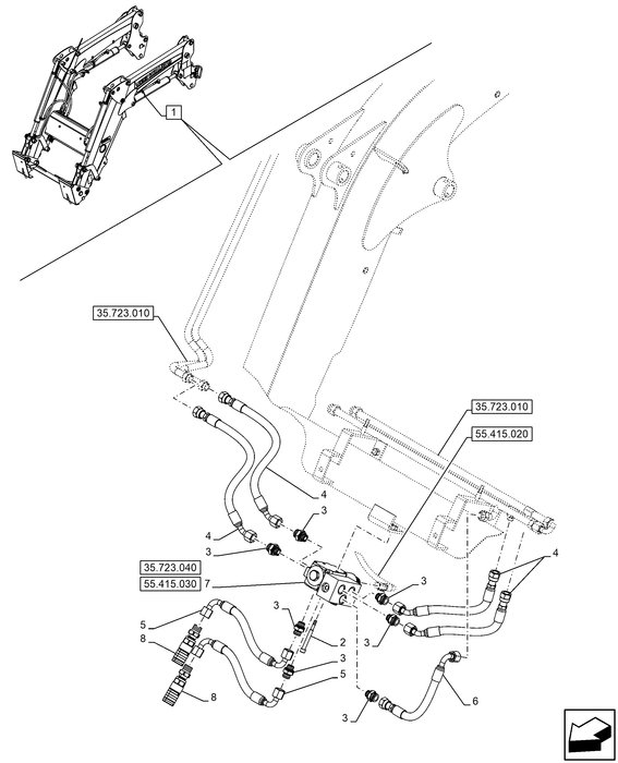 PS75 HYDRAULIC HOSE