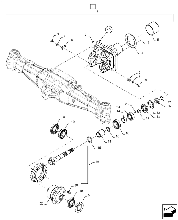 WM70 BEARING LOCK NUT