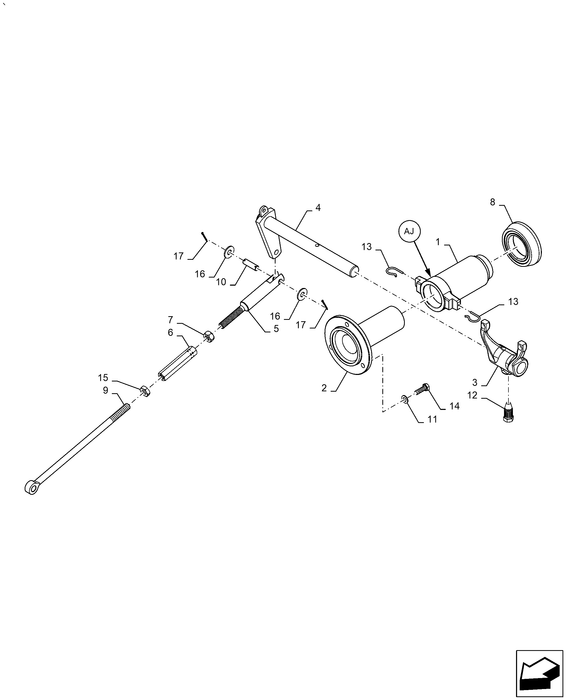 WM60 SHIFTER FORK