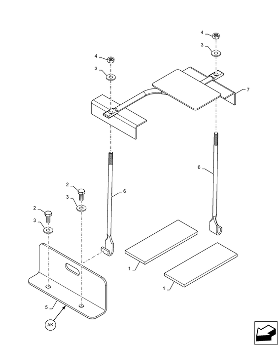 WM70 SLIDING PAD