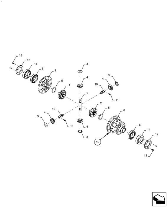 WM70 BEARING ASSY