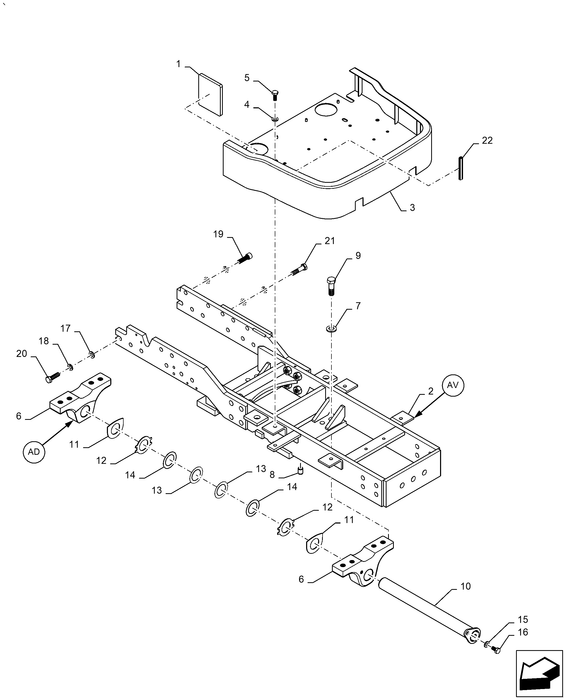 WM60 AXLE