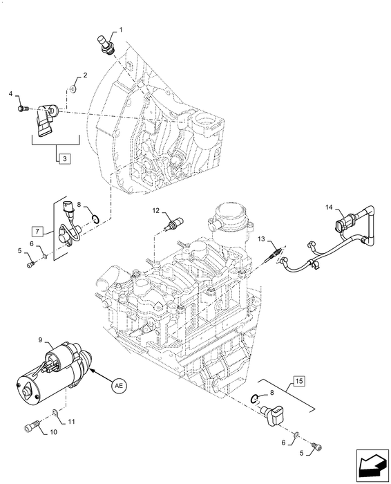 WM60 STARTER MOTOR