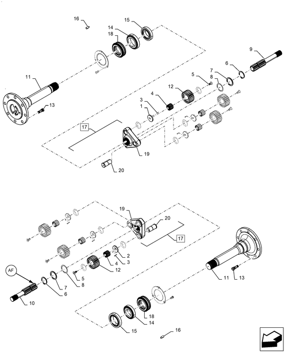 WM70 PINION