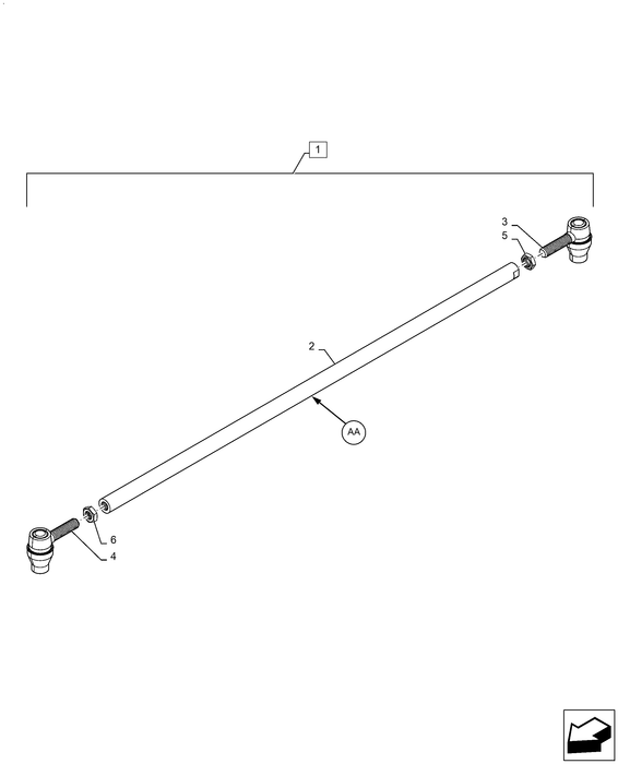 WM60 ELASTIC TIE ROD