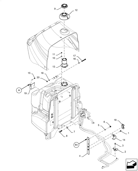 WM70 FILLER NECK