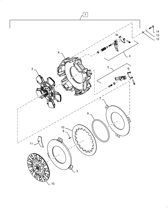 WM75(2) CLUTCH, PRESSURE PLA