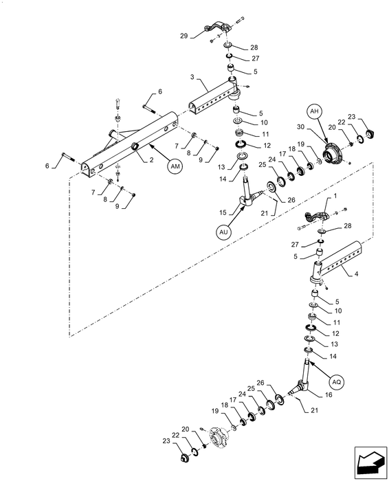 WM60 STEERING KNUCKLE