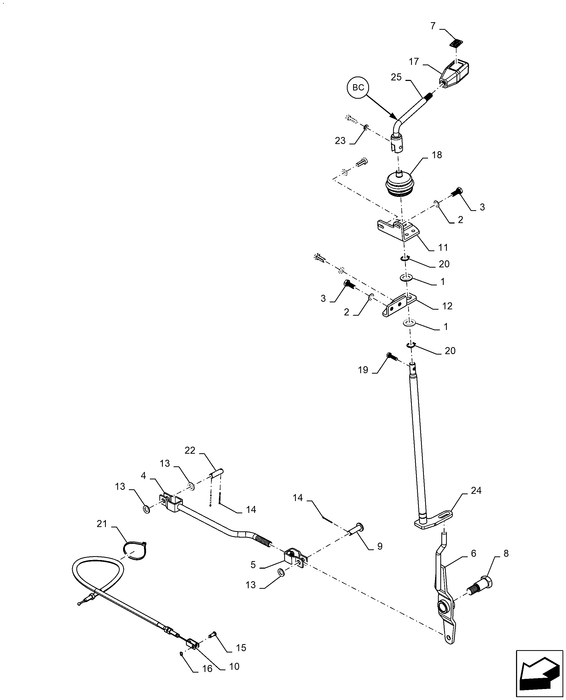 WM70 LEVER