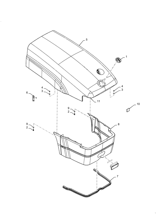 WM75(2) ENGINE HOOD